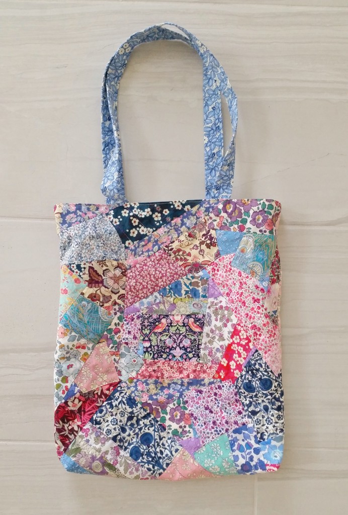 DIY Tote Bag with Scarf and Applique